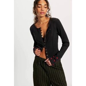 We The Free Daria Cuff Cardi NWT